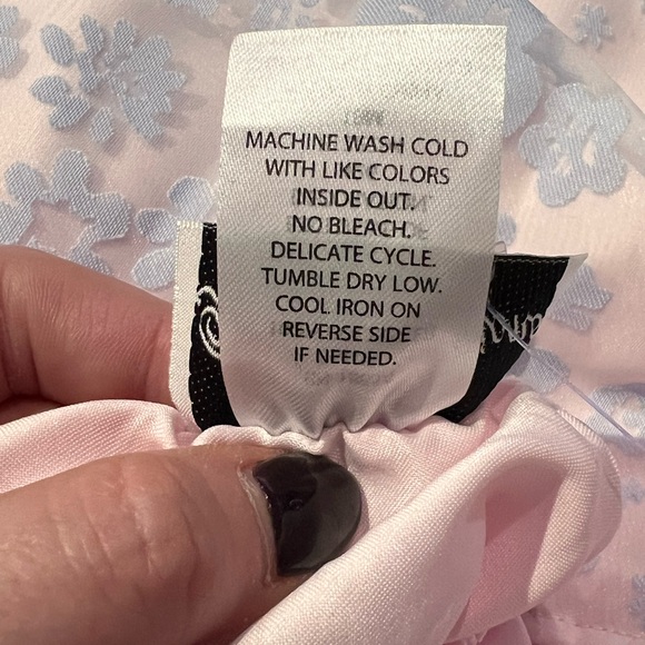 NWT! Rare Editions Baby Girl Floral Organza Dress w Diaper Cover, 18MO - Picture 7 of 9